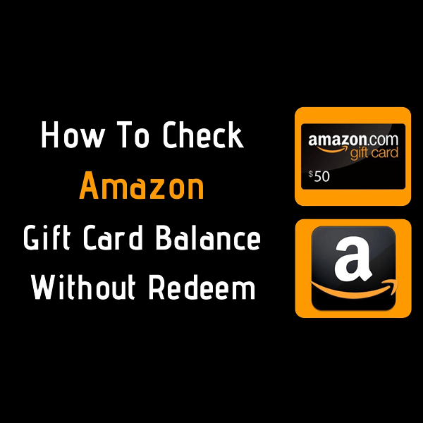 how to check amazon gift card balance