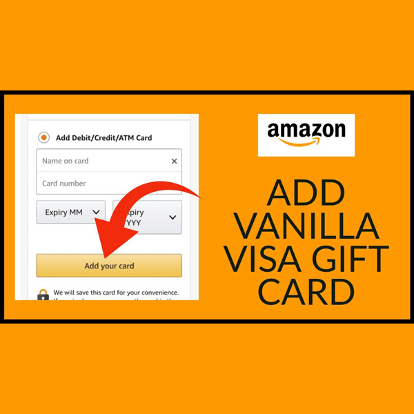 how to use visa gift card on amazon